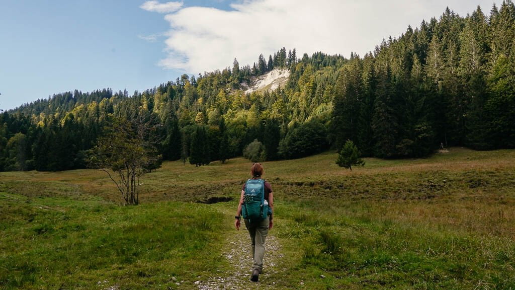 Wandern in Vorarlberg am H&ouml;rnlepass im Kleinwalsertal