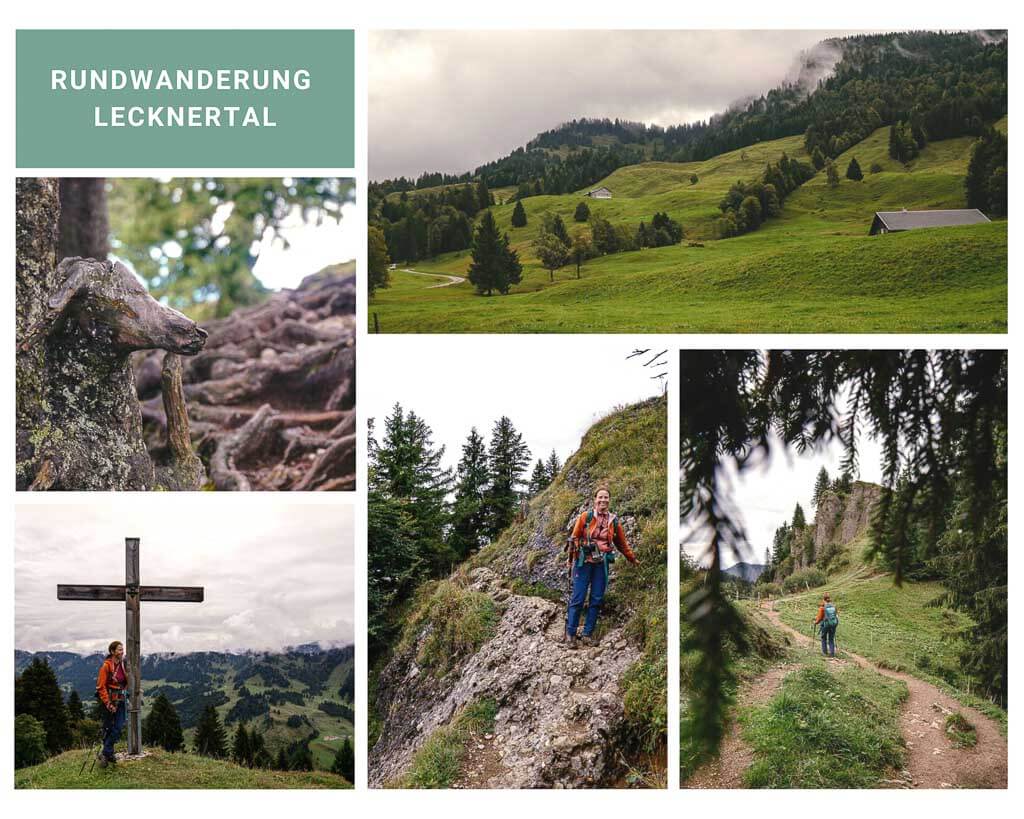 Vorarlberg wandern im Lecknertal im Bregenzerwald