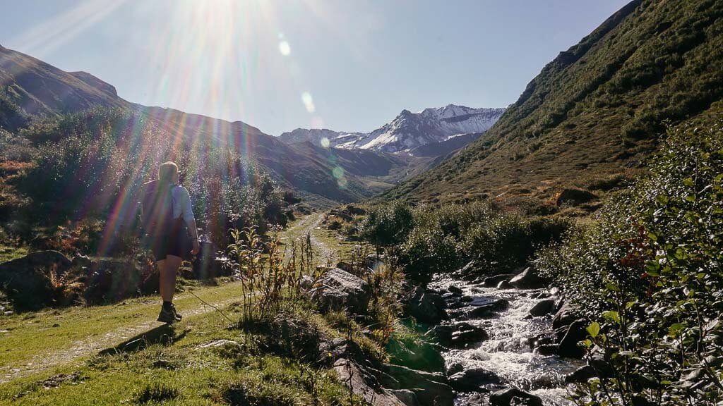 Wandern im Vergaldatal im Montafon/ Vorarlberg
