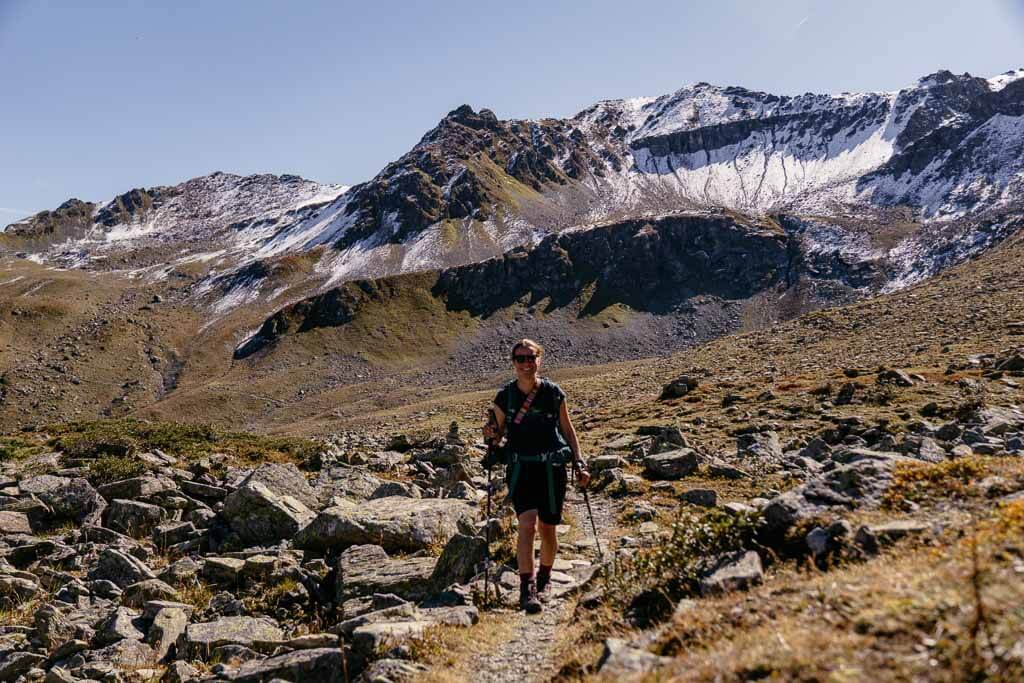 Vorarlberg wandern im Montafon durch das Vergaldatal zum Valzifenzjoch