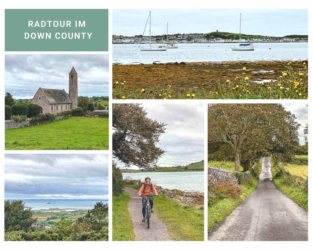Radtour im Down County in Nordirland