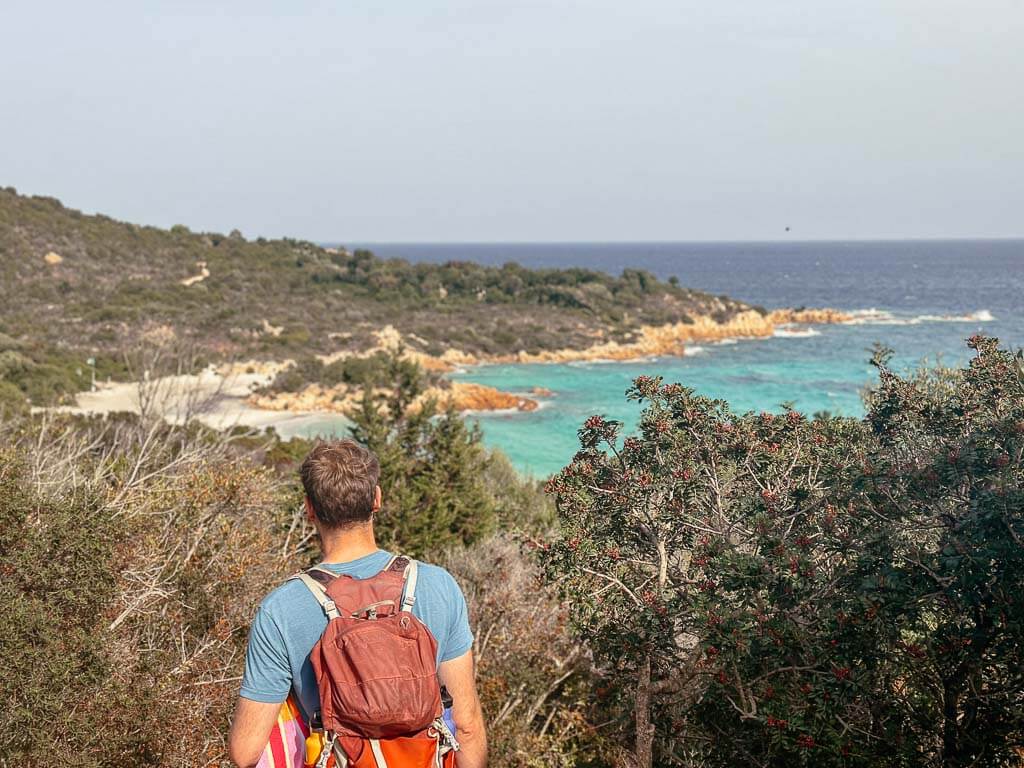 Sardinien wandern zum Strand Spiaggia del Principe an der Costa Smeralda