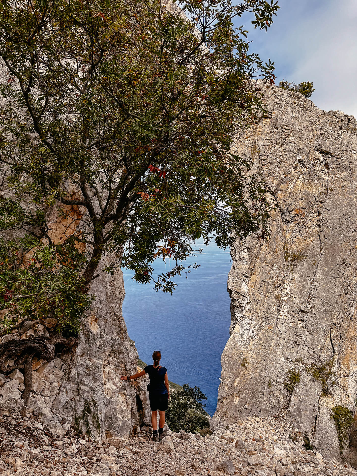 Couchflucht beim Wandern auf Sardinien am Arco Mariolu