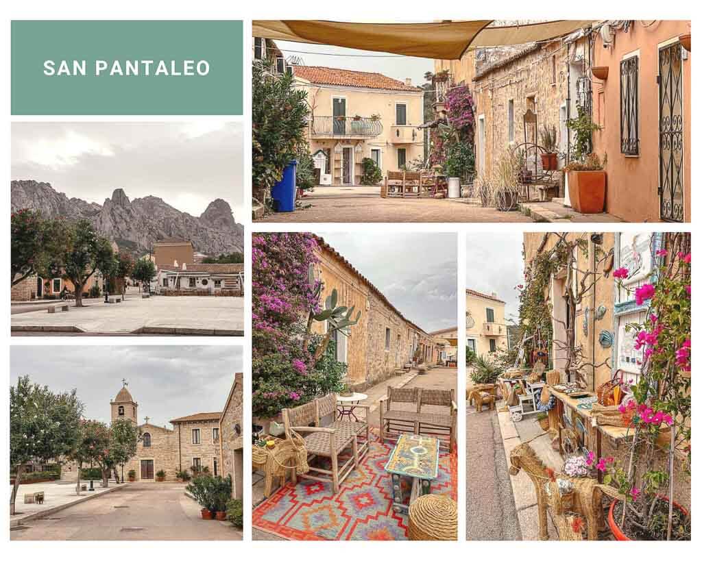 Bergdorf San Pantaleo auf Sardinien