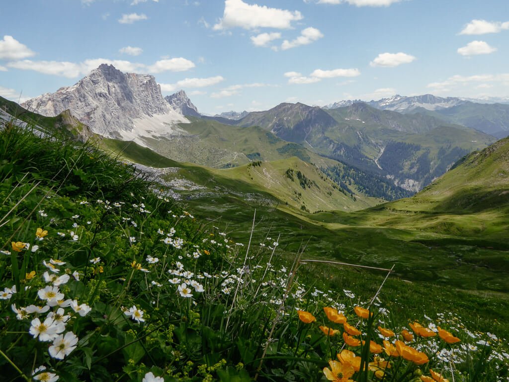 Bergwelt im Rätikon oberhalb des Lünersees