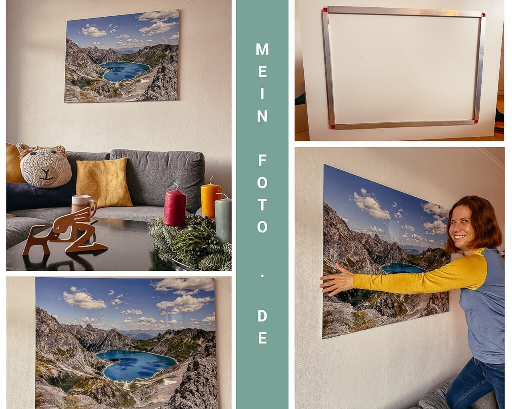 Alu Dibond Bild vom Lünersee von MEINFOTO