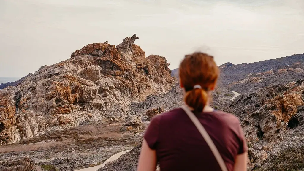 Felsformation Adler am Cap de Creus und Tudela beim Wandern in Katalonien