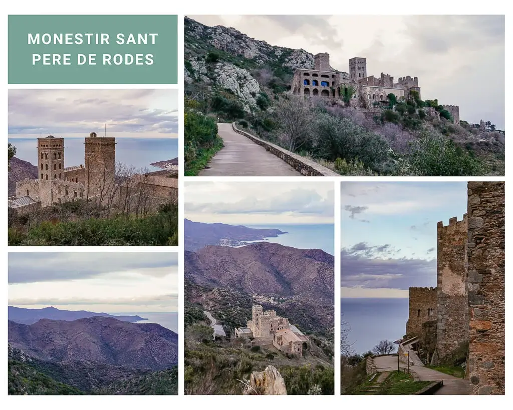 Kloster Monestir Sant Pere de Rodes in den Katalanischen Pyren&auml;en